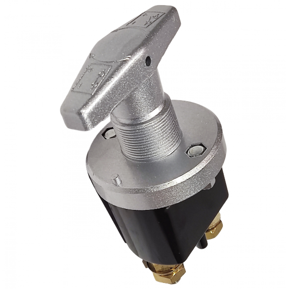 Masės išjungėjas pasukamas