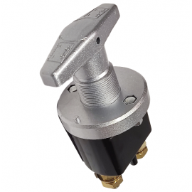 Masės išjungėjas pasukamas