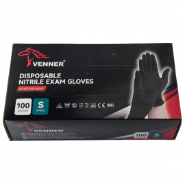 Pirštinės nitrilo, 100 vnt. (dydis - S)