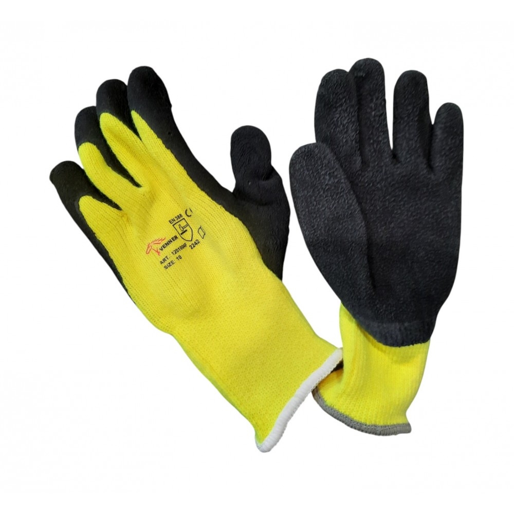 Перчатки трикотаж. с латексным покрытием