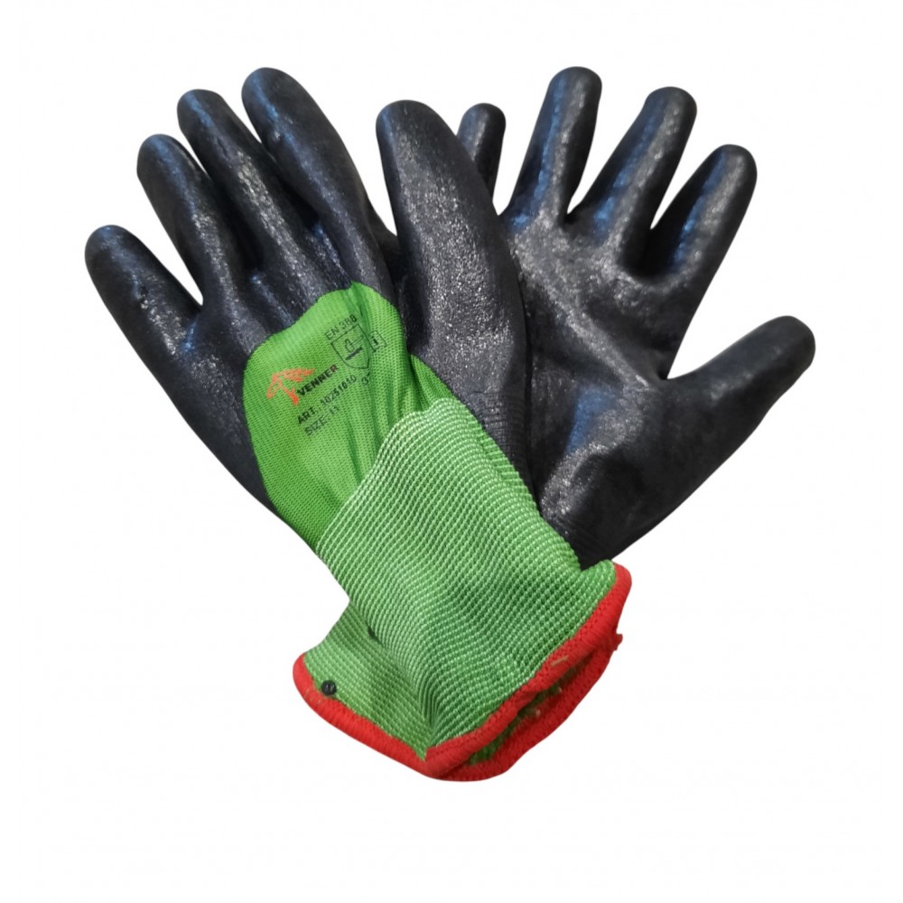 Nitrile coated gloves