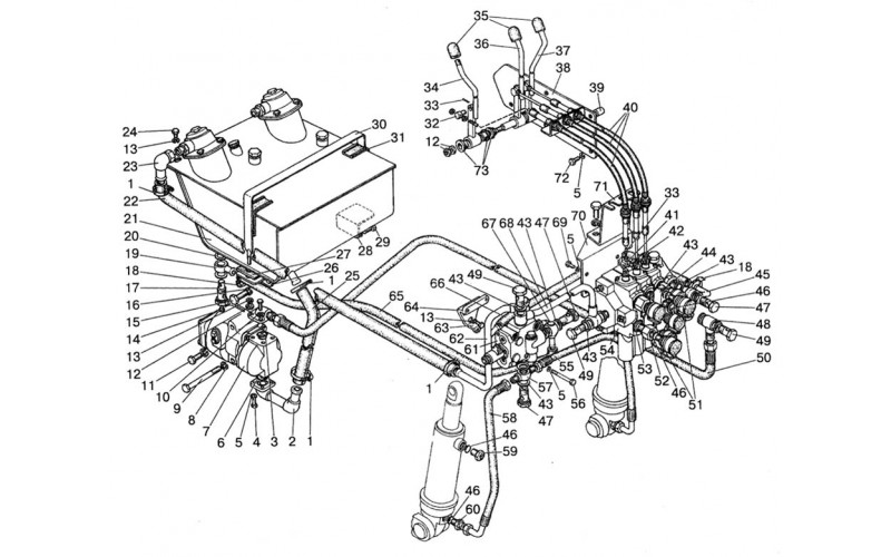 Hidraulinio pakėlėjo valdymas