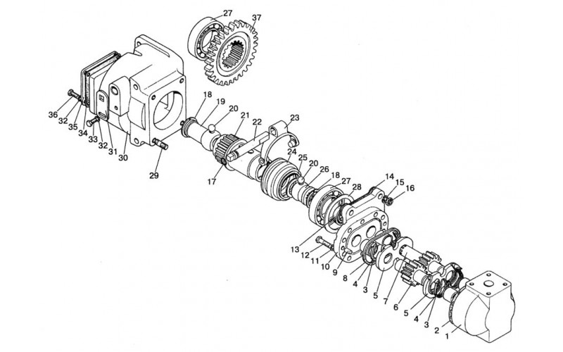 Siurblio privedimo pavara