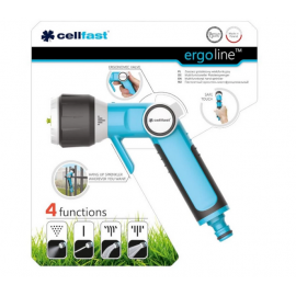 Пистолет для полива Cellfast ERGO, 4 функций