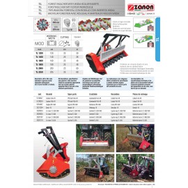 Forest Mulcher ZANON TL (60-160 hp)