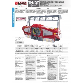 Мульчер лесной  ZANON TN/DT (130-260 Л.С.)