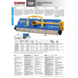 Мульчер ZANON TSF (70-150 Л.С.)