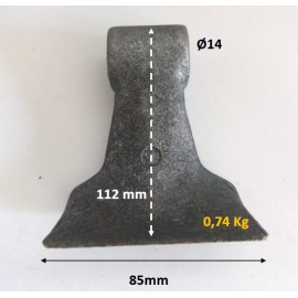 Молоток RM33/M37 (0.74 кг, ⌀14, 40x85x112) (TML,TSL,TFX,TFR,TMO)
