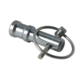 Press wheel plate fixing pin