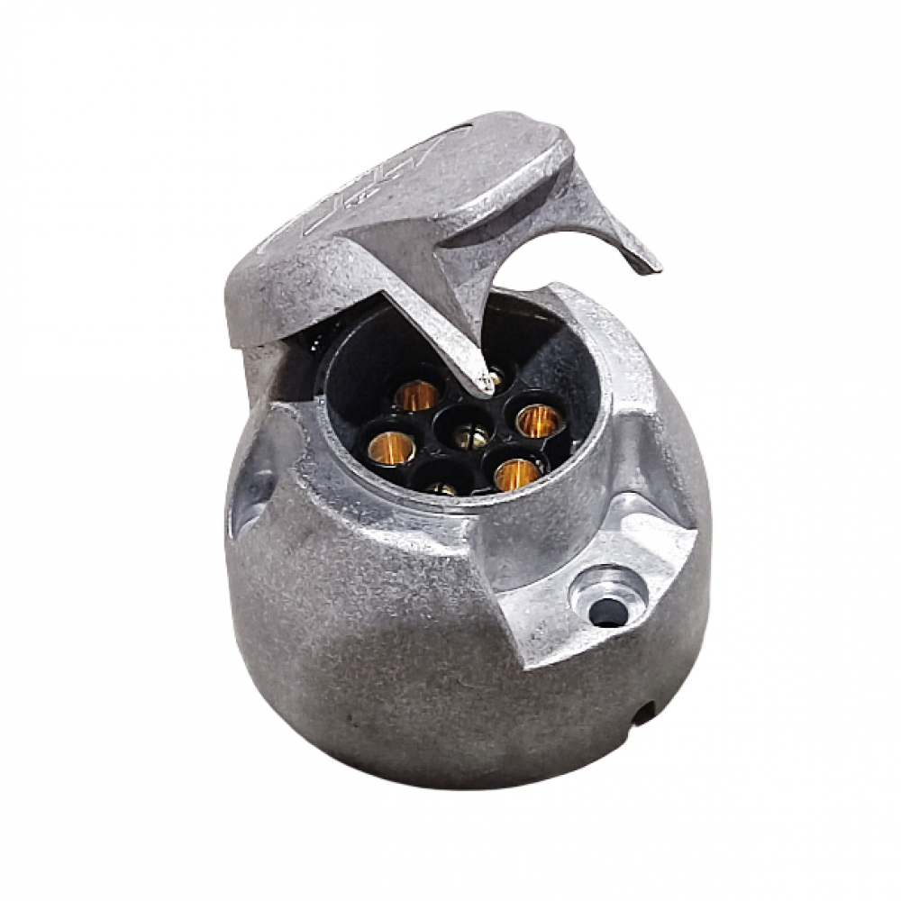 Розетка для прицепа 12В метал.