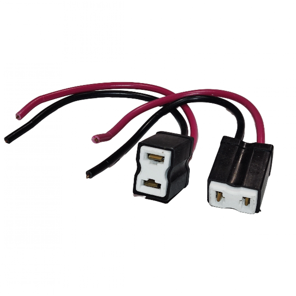 Lemputės lizdas H7, kerminis su laidais (2 vnt.)