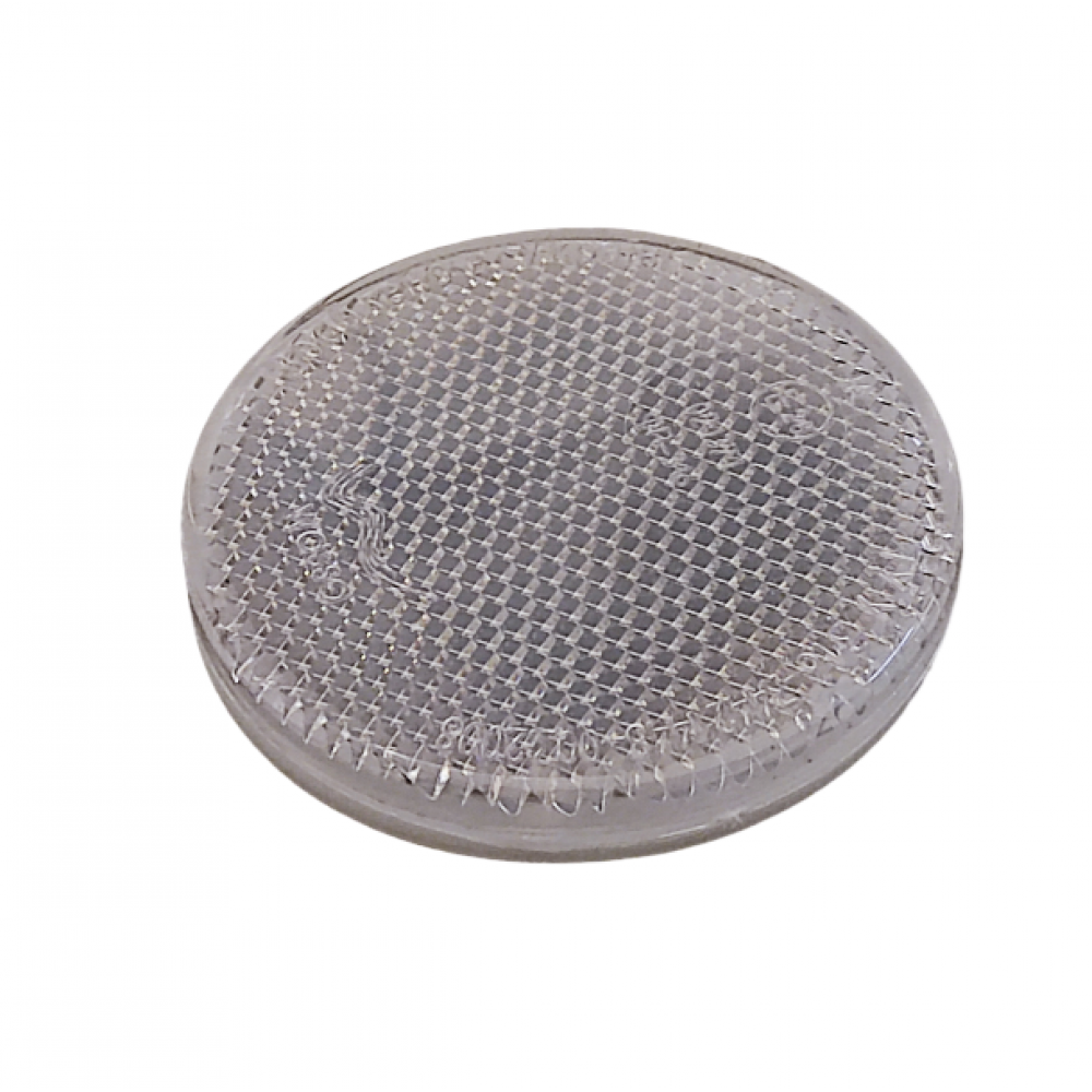 Светоотражатель круглый белый (самоклеящийся) 60 мм