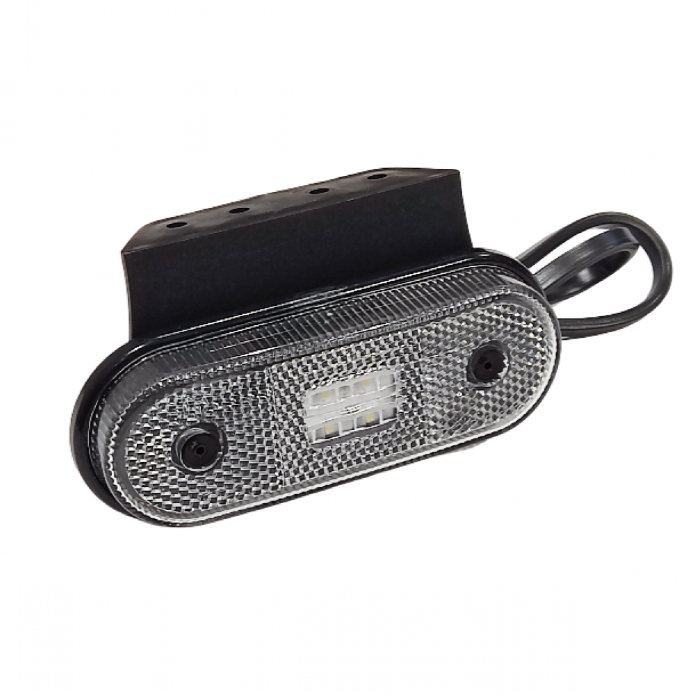 LED žibintas šoninis (gabarito), baltas 12/24V