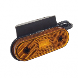Фонарь боковой cветодиодный (габаритный), желтый 12/24 В