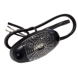 LED žibintas šoninis (gabarito), baltas 12/24V