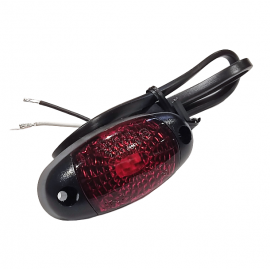 LED žibintas šoninis (gabarito), raudonas 12/24V