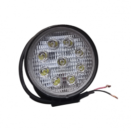 LED žibintas darbinis apvalus (artimos šviesos), 27W