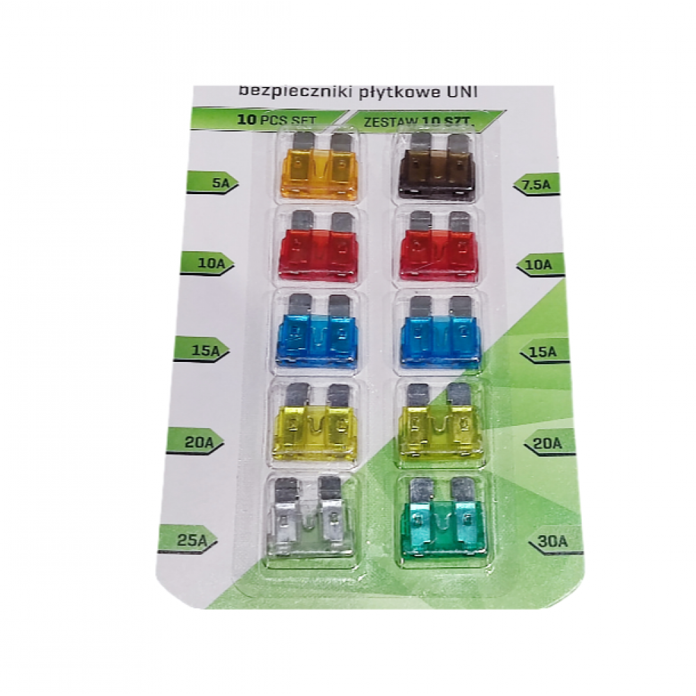 Комплект предохранителей (10 шт.)