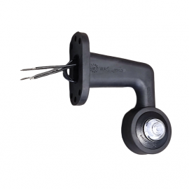 LED žibintas šoninis (gabarito), lenktas, deš.