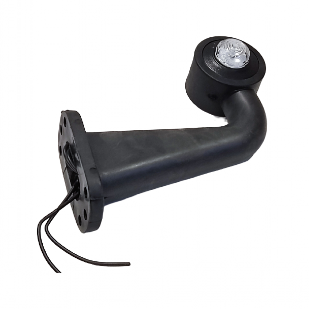 LED žibintas šoninis (gabarito), lenktas, ilgas deš.