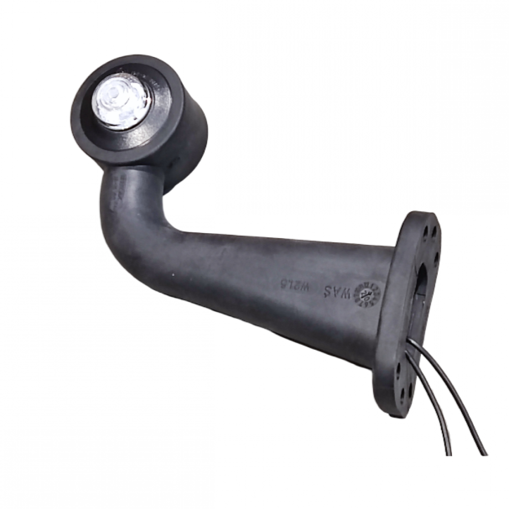 LED žibintas šoninis (gabarito), lenktas, ilgas kair.