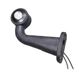 LED žibintas šoninis (gabarito), lenktas, ilgas kair.