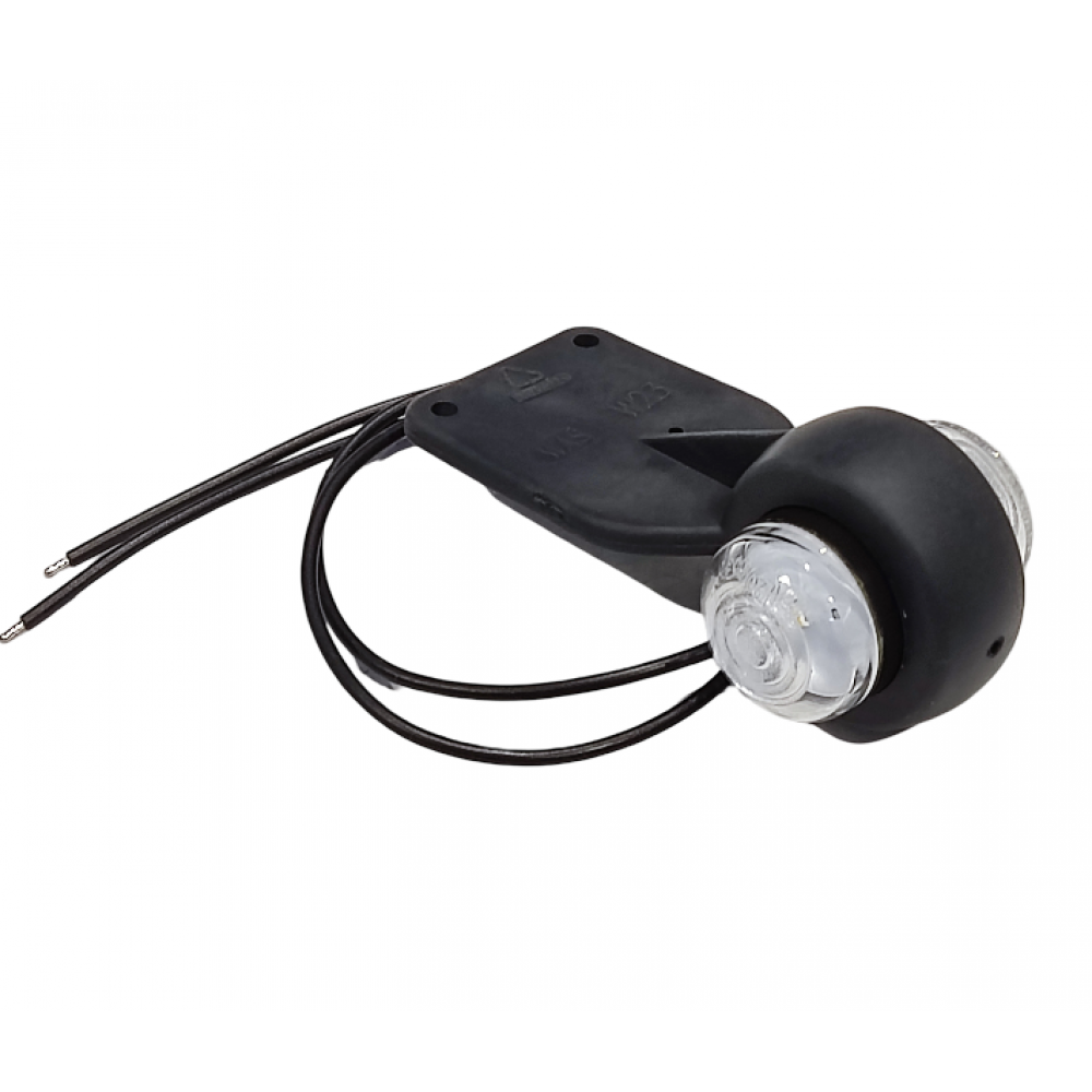 LED žibintas šoninis (gabarito), raudonas/baltas, 12/24 V