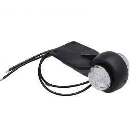 LED žibintas šoninis (gabarito), raudonas/baltas, 12/24 V