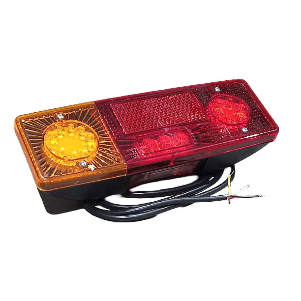 LED žibintas galinis (su Nr. apšvietimu) 12/24V