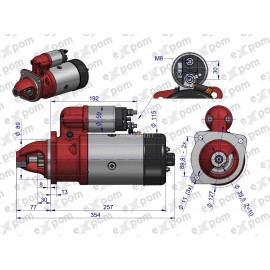 Starteris R11G (12V, 3kW) MF4