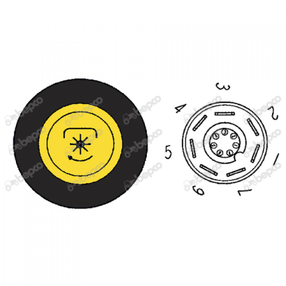 Переключатель ВОМ (4 функции, 7 конт.)