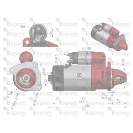 Starteris R11H (12V, 3kW) MF3