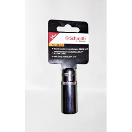 Hexagon nut socket 14 mm 1/4" (extended)