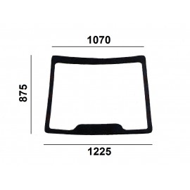 Windshield curved-tinted